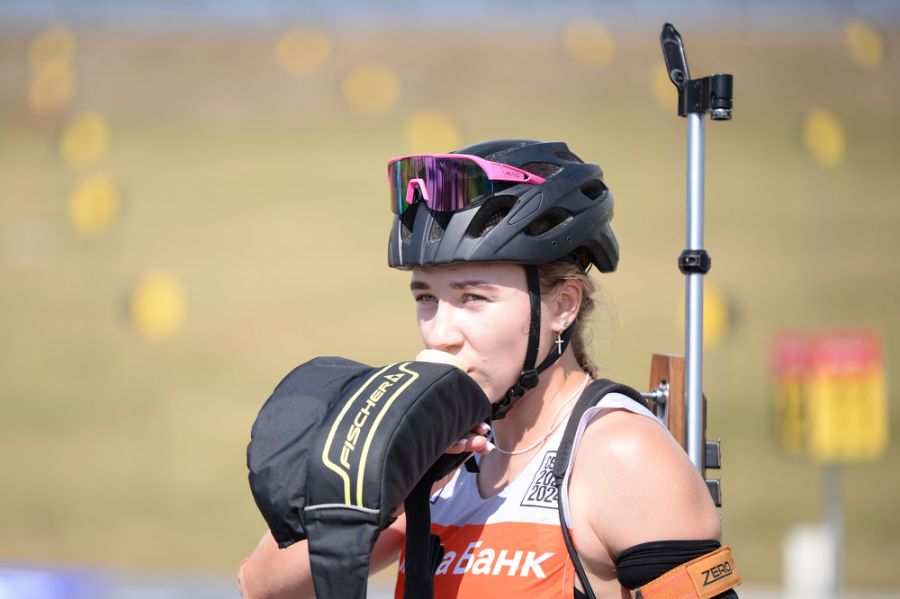 Анастасия Гришина на тренировке. Фото: СБР