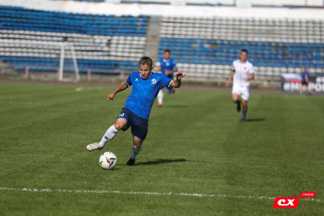 Михаил Осипов отметился голом в своем сотом матче за "Динамо". Фото: Владимир Мартынов