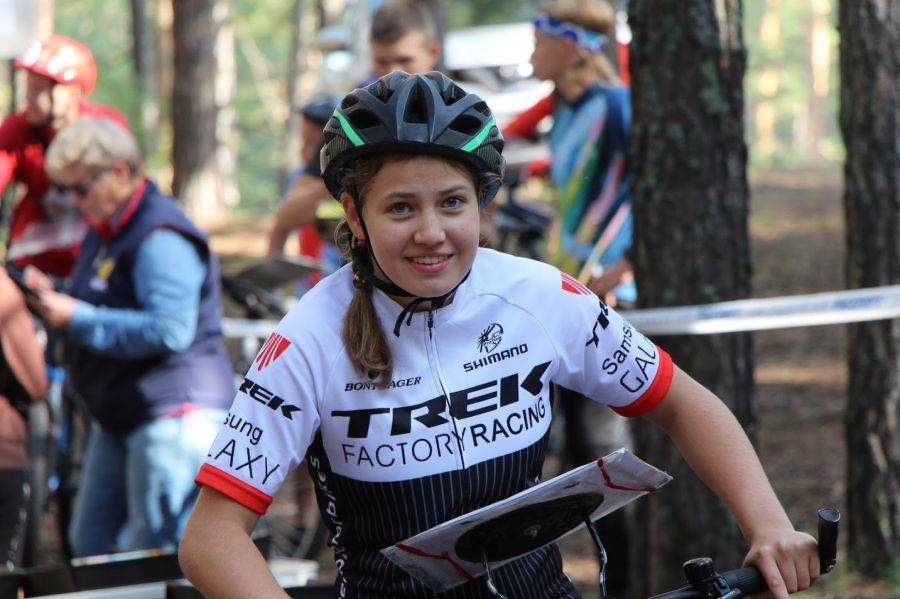 Победительница первого дня чемпионата Алтайского края Екатерина Лыжина