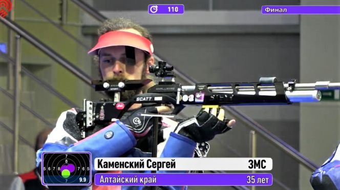 Сергей Каменский - серебряный призёр Всероссийских соревнований по стрельбе из пневматического оружия 