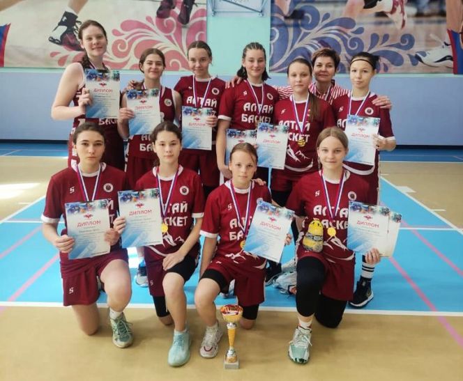 Рубцовские спортсменки стали победительницами первенства Алтайского края по баскетболу
