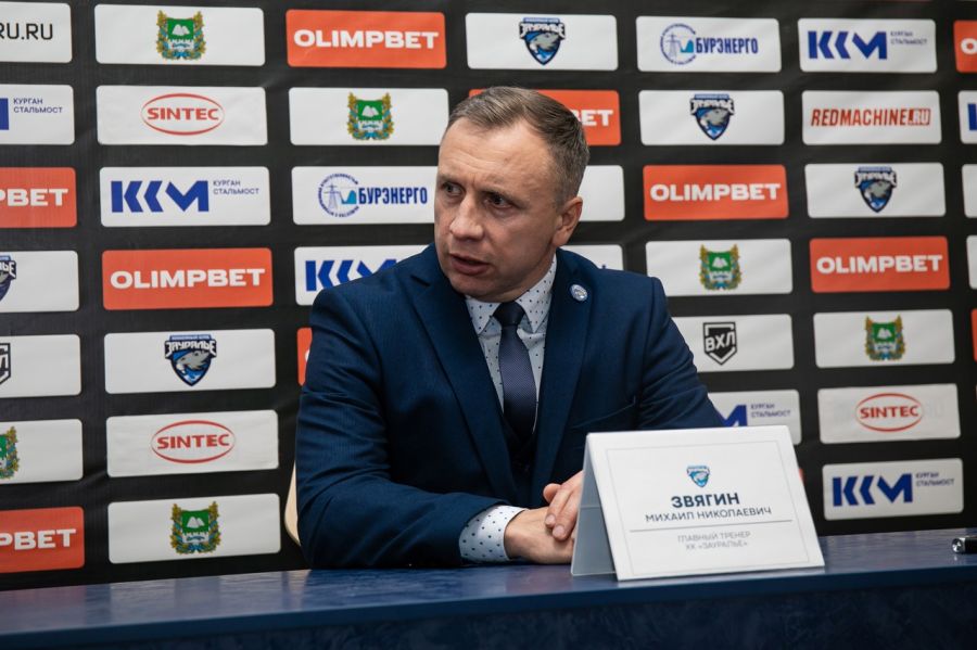 Пресс-конференция главных тренеров после матча чемпионата ВХЛ «Зауралье» - «Динамо-Алтай»