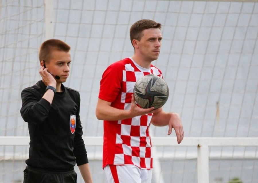 Капитан "Полимера" Владислав Хмелевский, вожак "чемпионской стаи". Фото: Владимир Мартынов