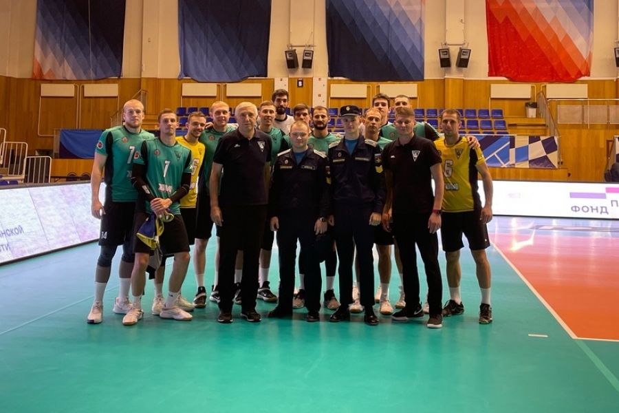 Волейболисты «Университета» стартовали в Высшей лиге «А» с выездной победы над челябинским «Динамо» - 3:0