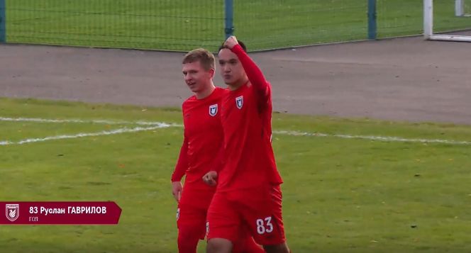 Автор победного гола Казанцев Руслан Гаврилов