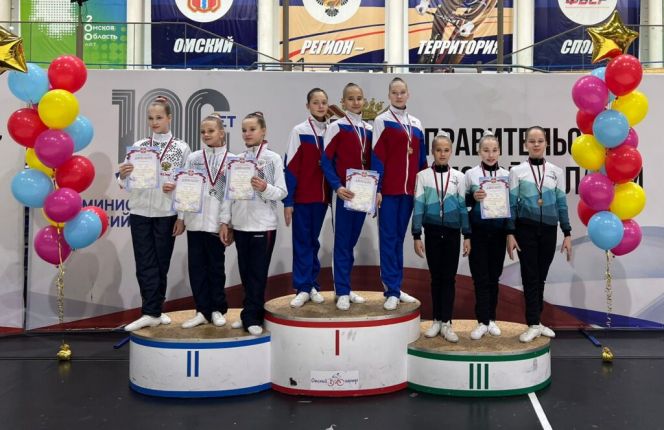 Алтайские спортсмены - победители и призеры Всероссийских соревнований "Звезды аэробики"