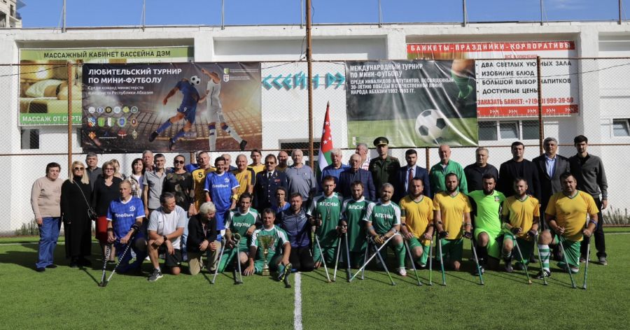 Футболисты «Динамо-Алтая» - бронзовые призёры XI Международного турнира по мини-футболу среди инвалидов-ампутантов в Сухуме