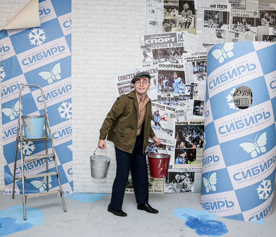 Гайдай и шайба. Как хоккейная "Сибирь" отметила день рождения 