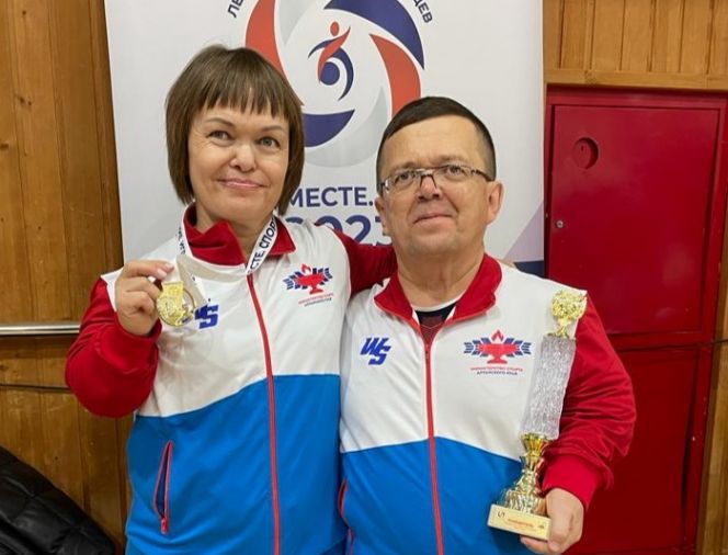 Тамара Подпальная с супругом и тренером Андреем Подпальным