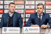 Пресс-конференция главных тренеров после матча чемпионата ВХЛ «Динамо-Алтай» - АКМ