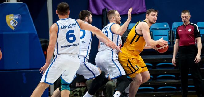 Фрагмент матча "Химки" -"Динамо" (Владивосток). Фото: сайт РФБ