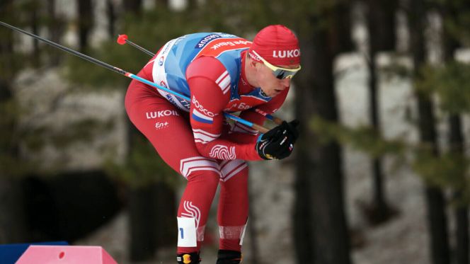 Трехкратный олимпийский чемпион Александр Большунов выиграл в Тюмени все три гонки. Фото: © Дмитрий Челяпин / Матч ТВ