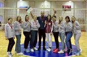 Женская команда АГМУ - победитель чемпионата Студенческой волейбольной лиги России в Восточной конференции 