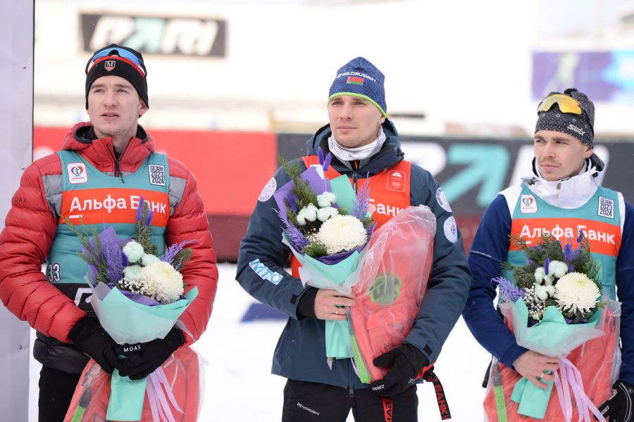 Мужской подиум масстарта. Фото: СБР