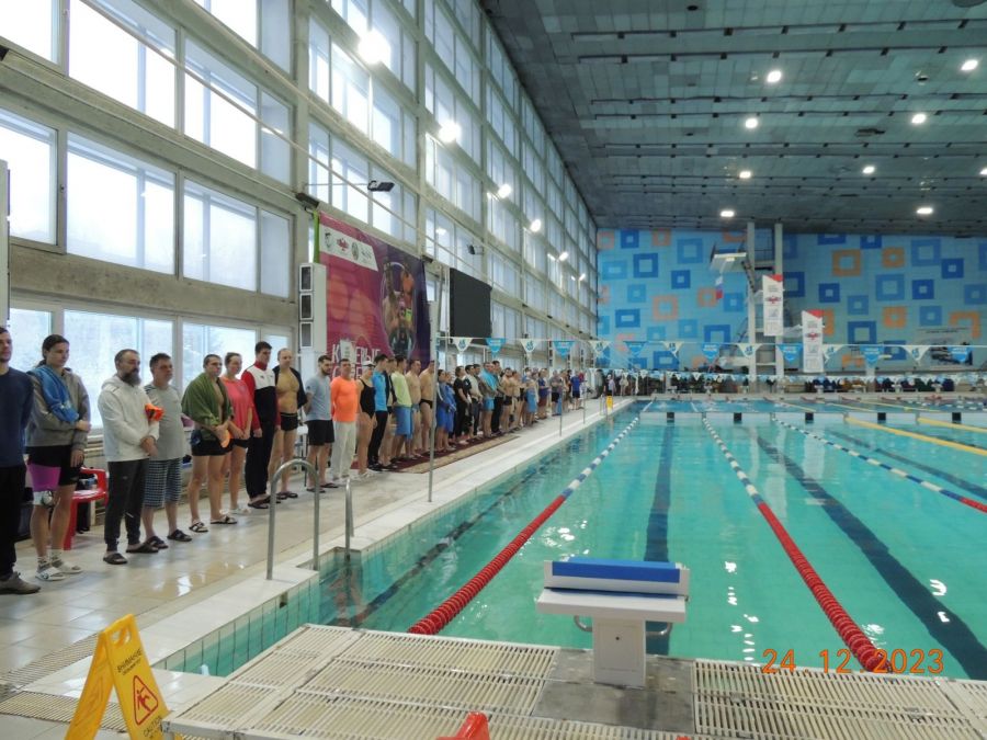 В Барнауле прошёл фестиваль плавания категории «Мастерс», посвящённый юбилею Минспорта России
