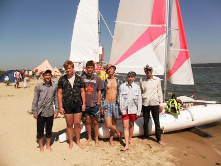 Алтайские спортсмены - победители чемпионата России и всероссийской регаты по парусному туризму.