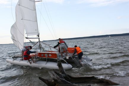 Алтайские спортсмены - победители чемпионата России и всероссийской регаты по парусному туризму.