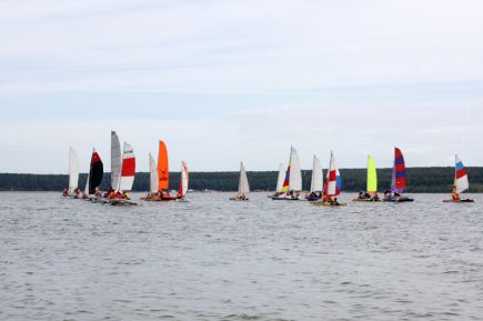 Алтайские спортсмены - победители чемпионата России и всероссийской регаты по парусному туризму.