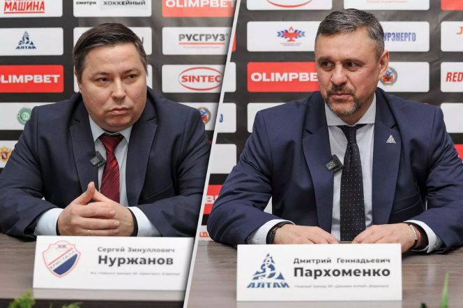 «Динамо-Алтай» - «Кристалл». Пресс-конференция главных тренеров