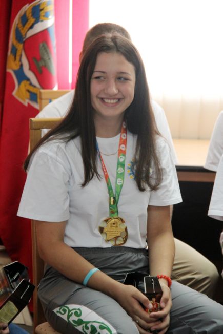 Заместитель губернатора Алтайского края Даниил Бессарабов встретился с победителями и призёрами VI Международных спортивных игр «Дети Азии» (фото).