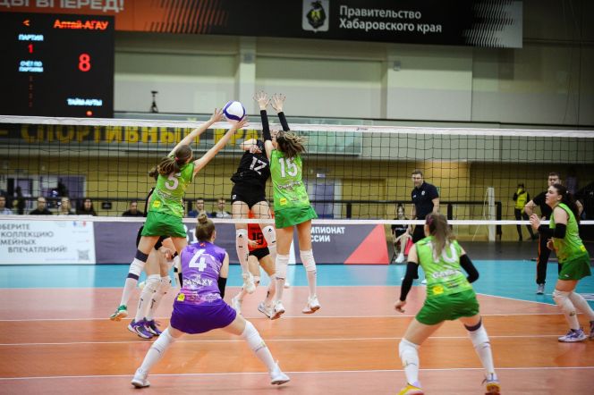 Волейболистки «Алтая-АГАУ» в заключительном матче четвёртого тура проиграли «Олимпу» из Новосибирской области – 0:3