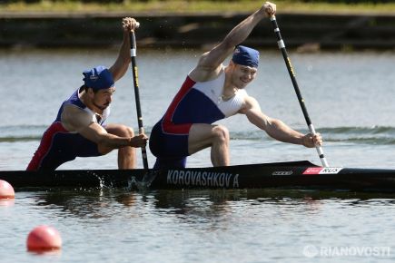 На олимпийском старте - байдарки и каноэ