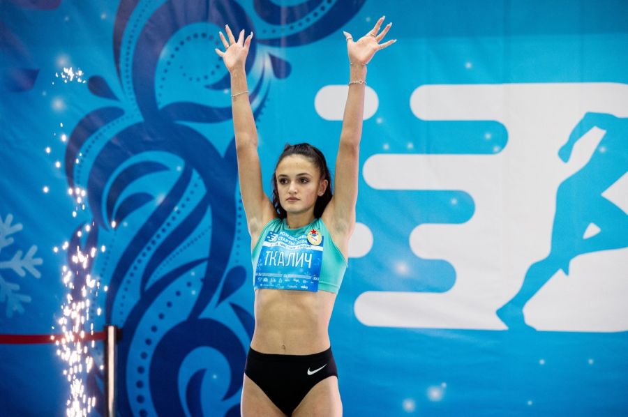 Полина Ткалич первый раз под новой фамлией стартовала в январе на "Рождественских стартах"