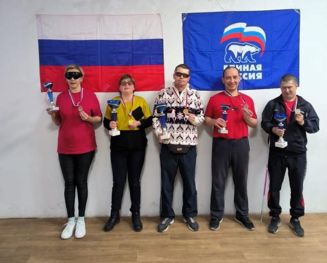 В Бийске состоялся чемпионат Алтайского края по настольному теннису среди спортсменов с нарушением зрения