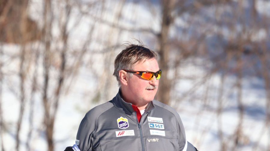 7 февраля 2024 г. Валерий Цыганов в Белокурихе на этапе Кубка России. Фото: "Алтайский спорт"