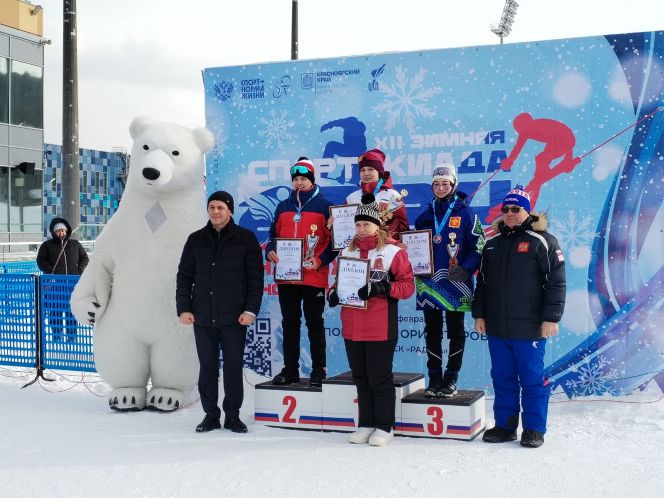 Екатерина Лыжина - серебряный призёр XII зимней Спартакиады учащихся России в соревнованиях по спортивному ориентированию