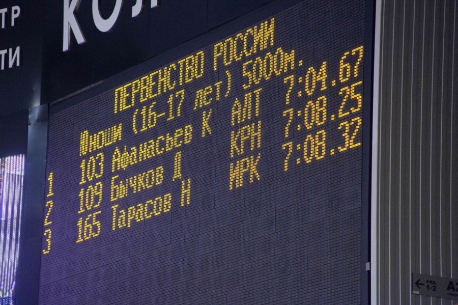 Результат на табло! Фото: КЦ "Коломна" 