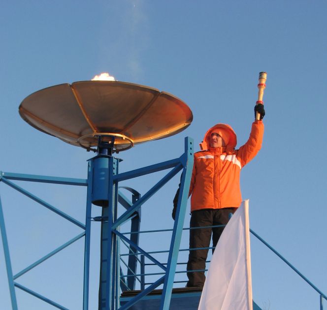 Олимпийский огонь вспыхнул в Завьялово  