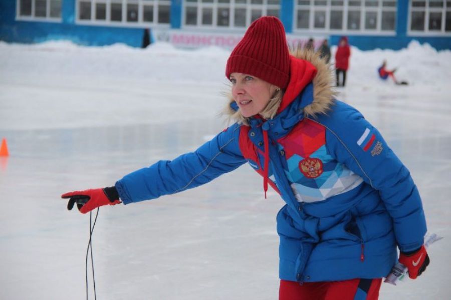 Елена Комаровская во время тренировки. Фото из архива "АС"
