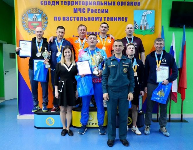 В Барнауле состоялся турнир по настольному теннису II этапа всероссийской ведомственной Спартакиады МЧС России