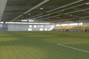 В ноябре планируется открытие первого на Алтае полноразмерного крытого футбольного манежа.