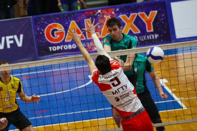 Волейболисты «Университета» уступили столичному МГТУ во втором матче суперфинала Высшей лиги «А» – 1:3