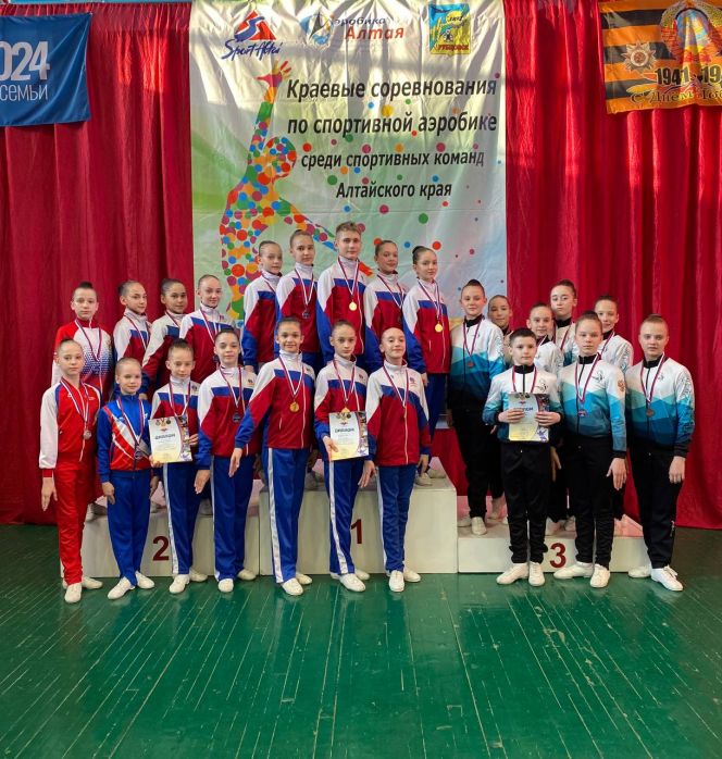 В Рубцовске подвели итоги соревнований по аэробике XLIV краевой Спартакиады спортшкол 