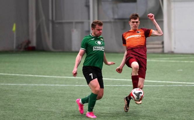 Фрагмент матча "Темп" - "Новокузнецк". Фото: пресс-служба ФК "Темп"