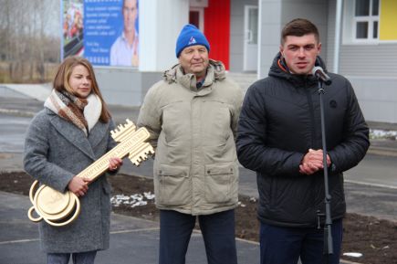 Укрепили берег