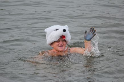 Укрепили берег