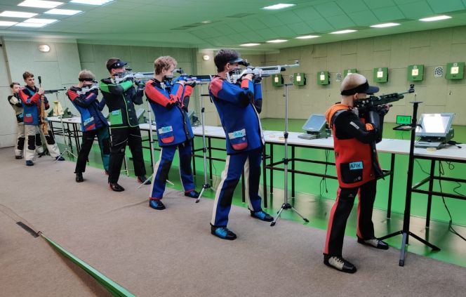 Финальная стрельба юношей. Фото: СШ №1 Бийск 