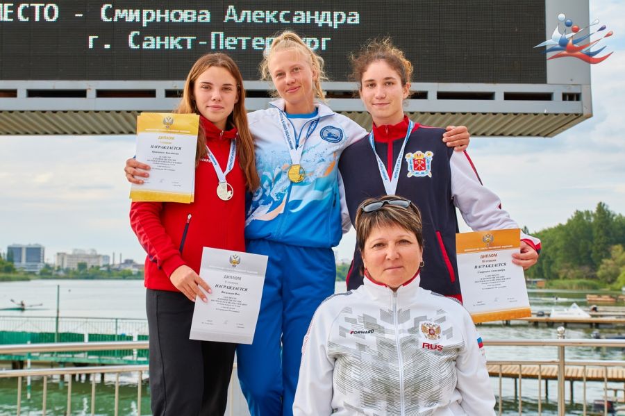 Байдарочница Анастасия Кравченко завоевала в Краснодаре два золота. Фото: Федерация гребли на байдарках и каноэ России