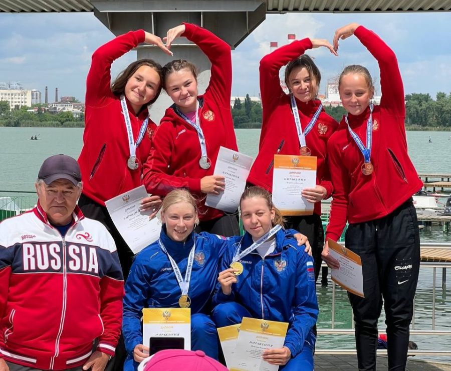 Ни дня без побед. Гребцы региона продолжают успешно выступать на юниорском первенстве России