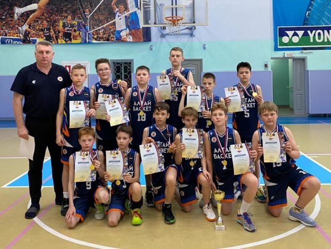 «АлтайБаскет-2012» - победитель первенства края по своему возрасту