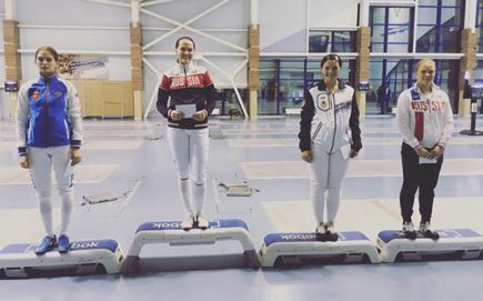 Саблистка Виктория Ковалёва выиграла всероссийские соревнования.