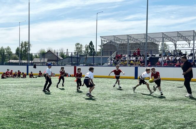 Команды Первомайской СОШ стали победителями фестиваля тег-регби, прошедшего в Тальменке