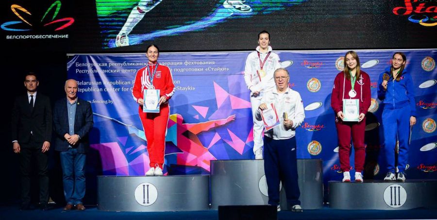 Саблистка Анна Смирнова завоевала бронзу личного турнира Открытого чемпионата Союзного государства 