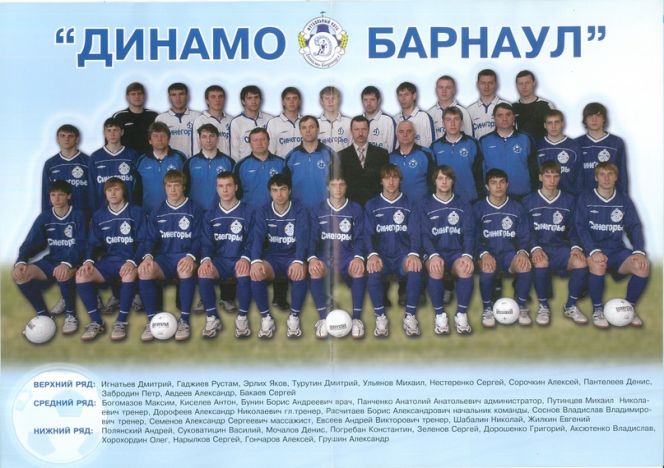 Барнаульское «Динамо» в российском футболе. 2006-й год