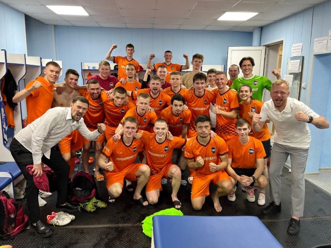 Победная раздевалка "Темпа"