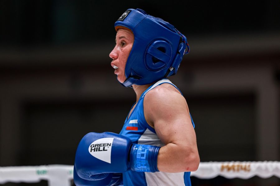 Фрагменты полуфинала Анна Аэдма - Феруза Казакова. Фото: Федерация бокса России